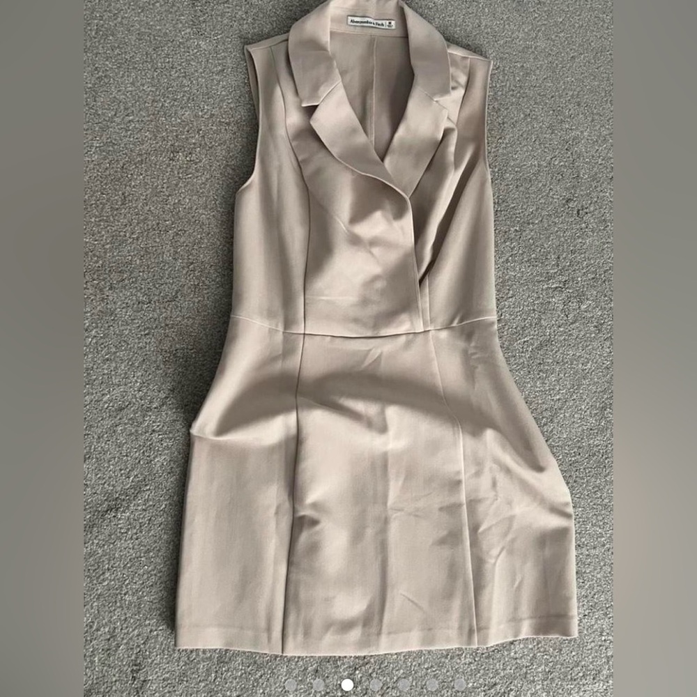 Abercrombie & Fitch Beige Mini Dress